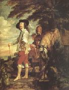 Anthony Van Dyck Charles I King of England Hunting (mk05) oil painting on canvas